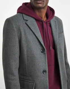 Jacamo Faux Wool Overcoat