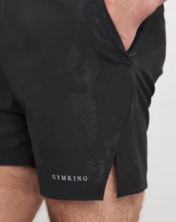 Gym King Debossed Camo Shorts