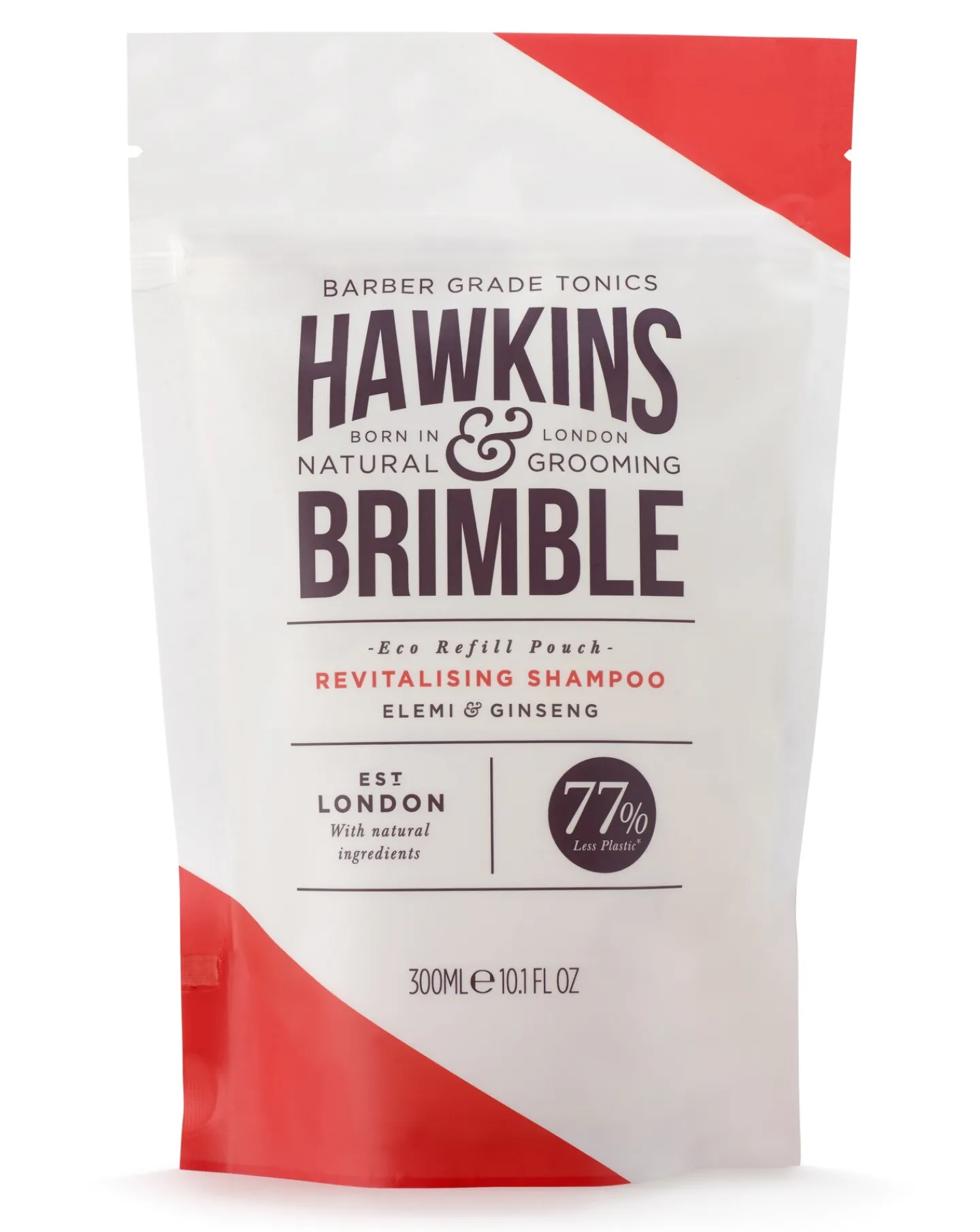 Hawkins & Brimble Hawkins & Brimble Revitalising Shampoo Pouch 300ml