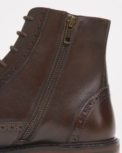 Jacamo Hi Shine Leather Formal Boot Wide