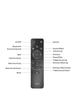 Hisense AX3120G 3.1.2 360W Soundbar with Wireless Subwoofer