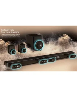 Hisense AX5100G 5.1ch 340W Soundbar with Wireless Subwoofer