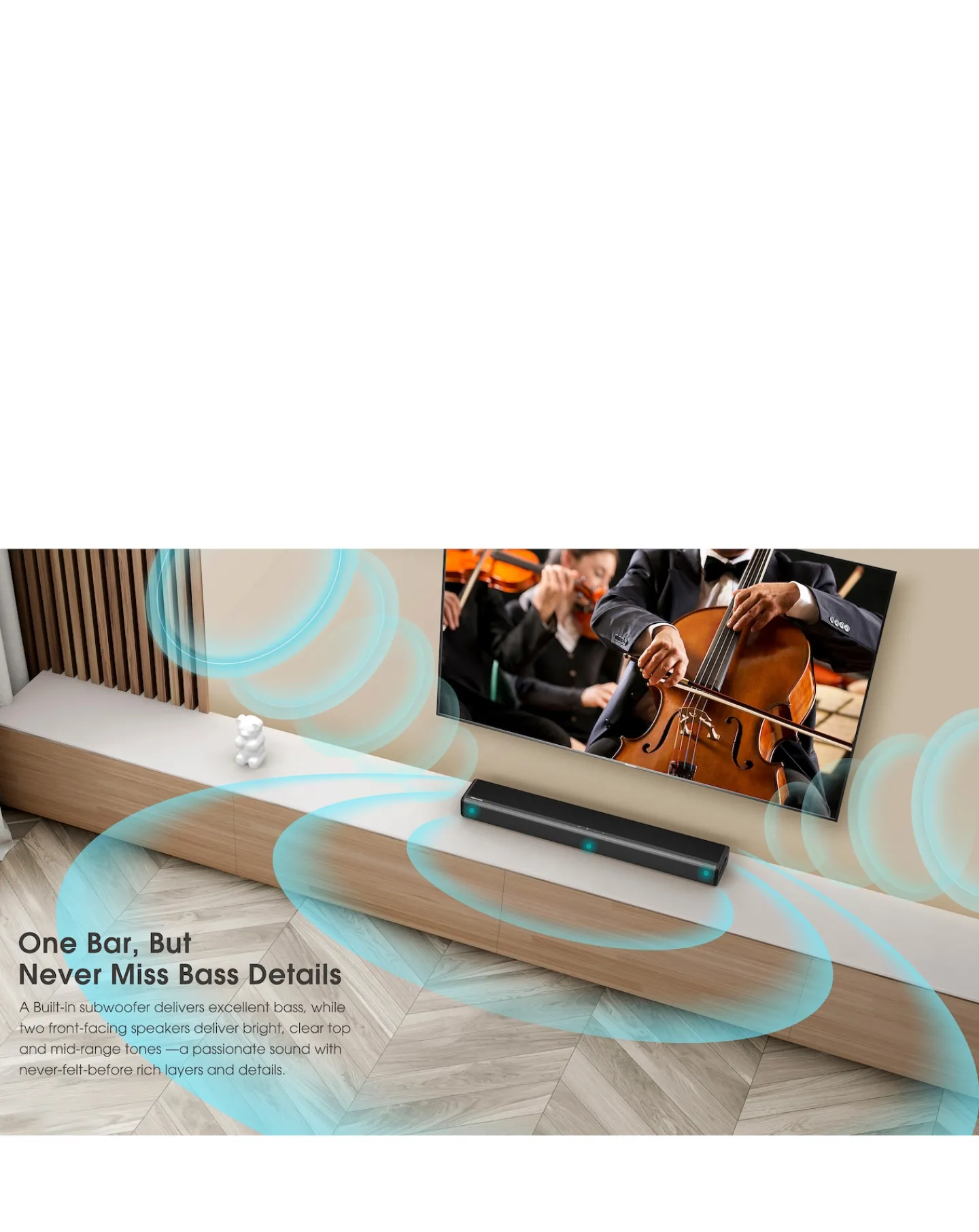 Hisense HS214 2.1ch 80W All-in-One Soundbar & Speaker