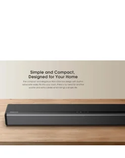 Hisense HS214 2.1ch 80W All-in-One Soundbar & Speaker