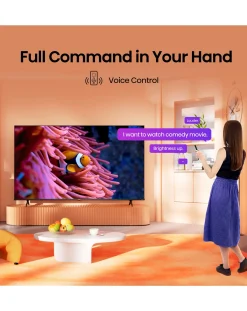 Hisense 55in 55A6KTUK Smart 4K UHD HDR TV with VDTS Virtual:X & Freeview Play