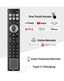 Hisense 55in 55U7NQTUK Smart 4K UHD HDR Mini-LED TV with Amazon Alexa