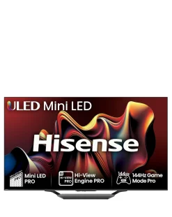 Hisense 65in 65U7NQTUK Smart 4K UHD HDR Mini-LED TV with Amazon Alexa
