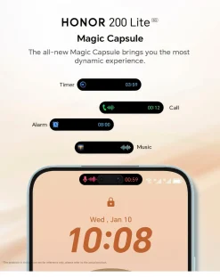 Honor 200 Lite - Black