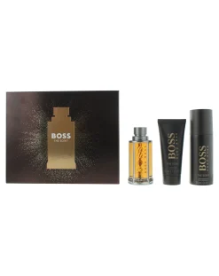 HUGO BOSS The Scent Gift Set: EDT 100ml Shower Gel 100ml Deo Spray 150ml