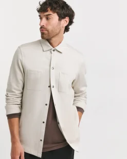 Jacamo Interlock Button Shacket Reg