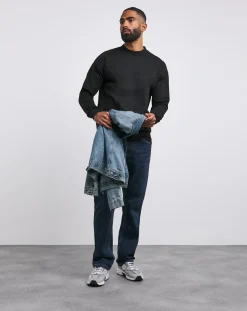 Jacamo Interlock Relaxed Fit High Neck Sweat