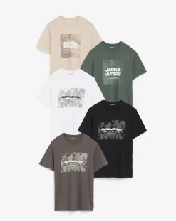 JACK & JONES Jack & Jones Aero 5 Pack T-Shirt