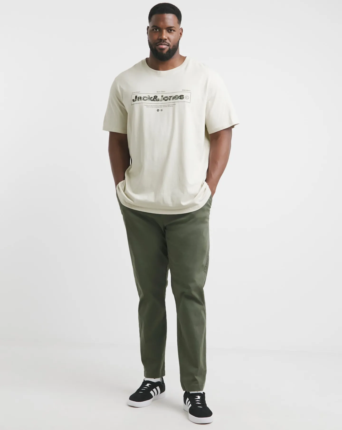 JACK & JONES Jack & Jones Alpha Front Print T-Shirt