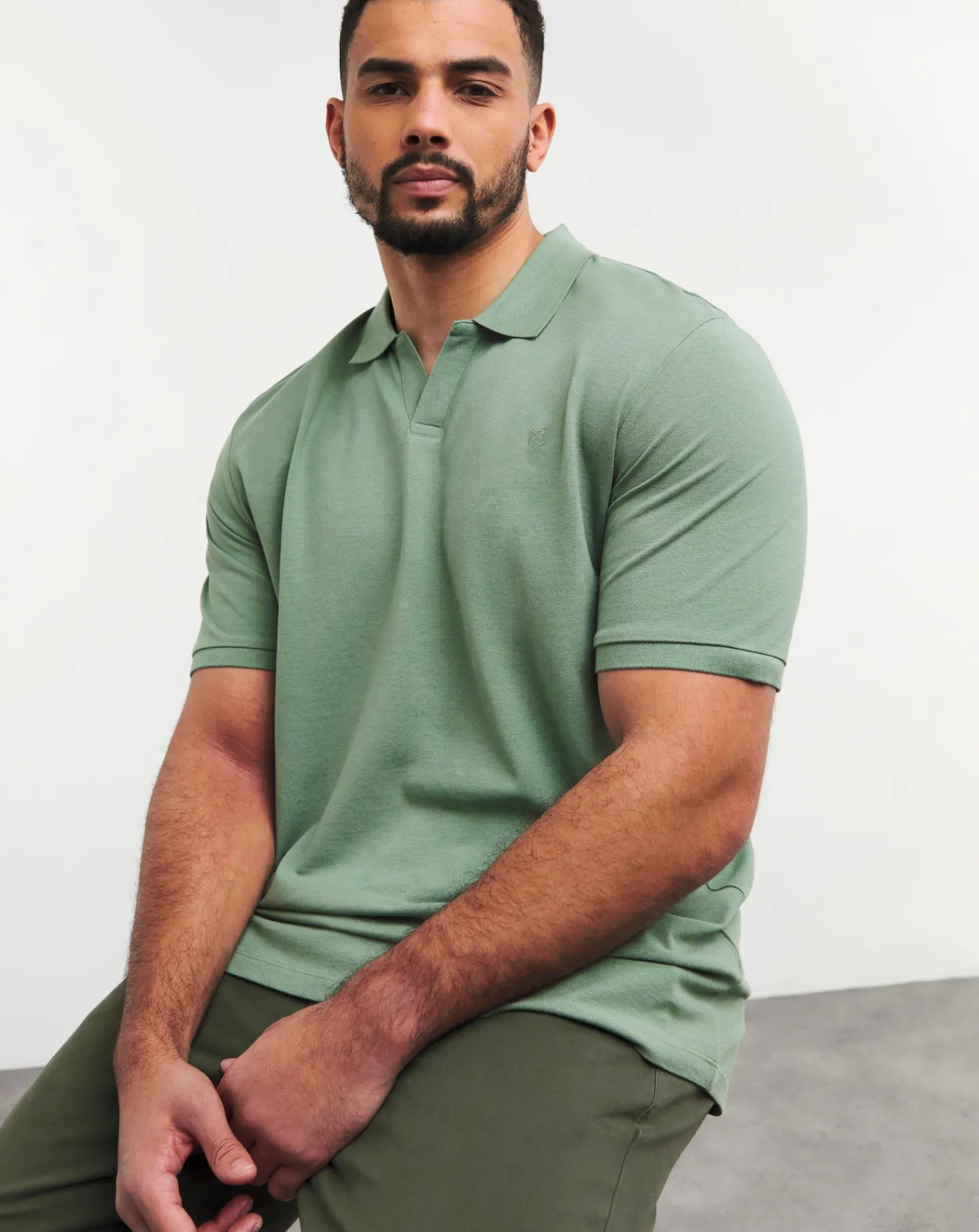 Jacamo Jack & Jones Blandon Polo V-Neck