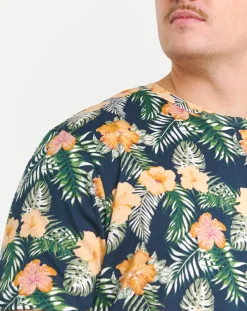 JACK & JONES Jack & Jones Chill All Over Print Crew Neck