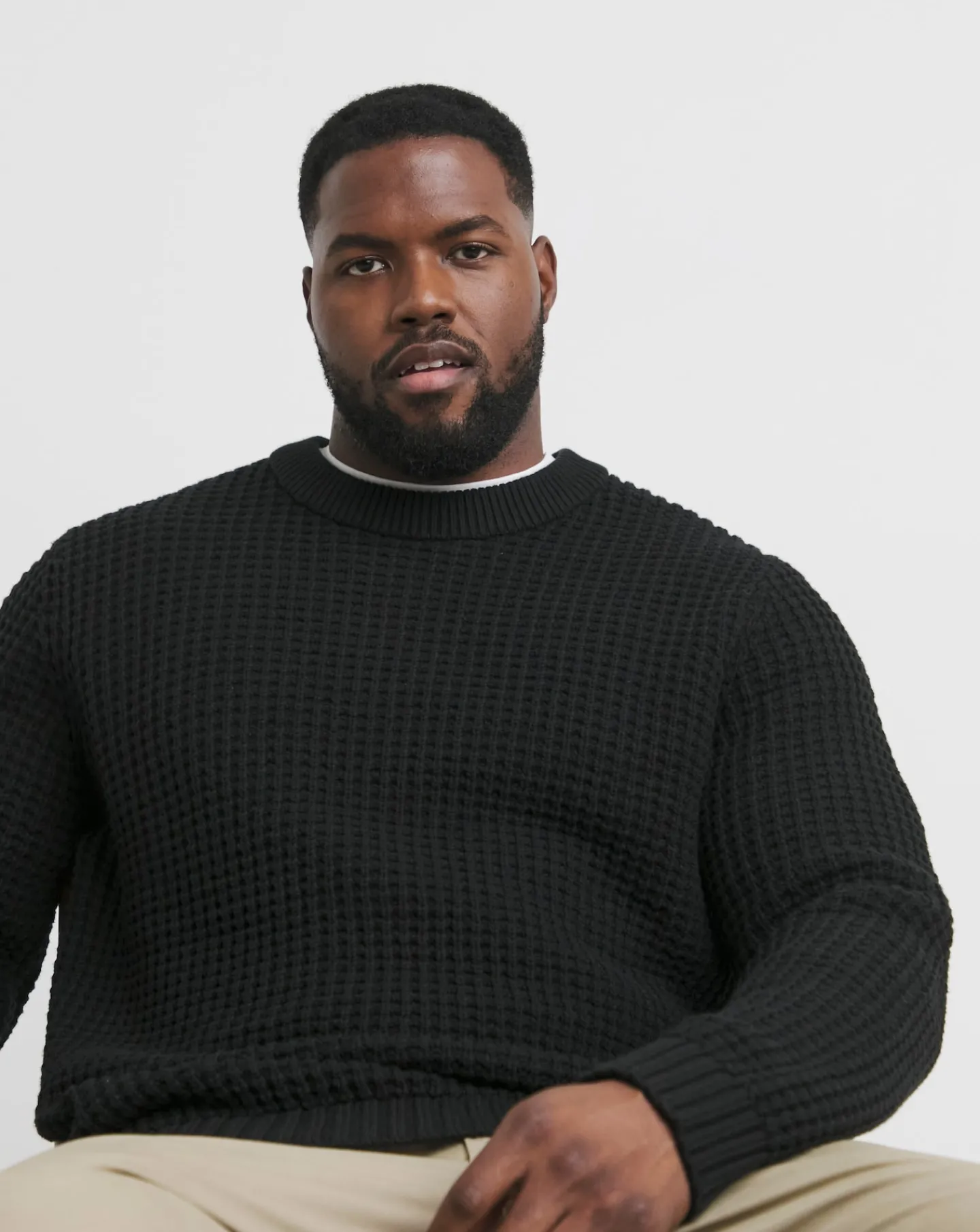 JACK & JONES Jack & Jones Cozion Knit Crew Neck