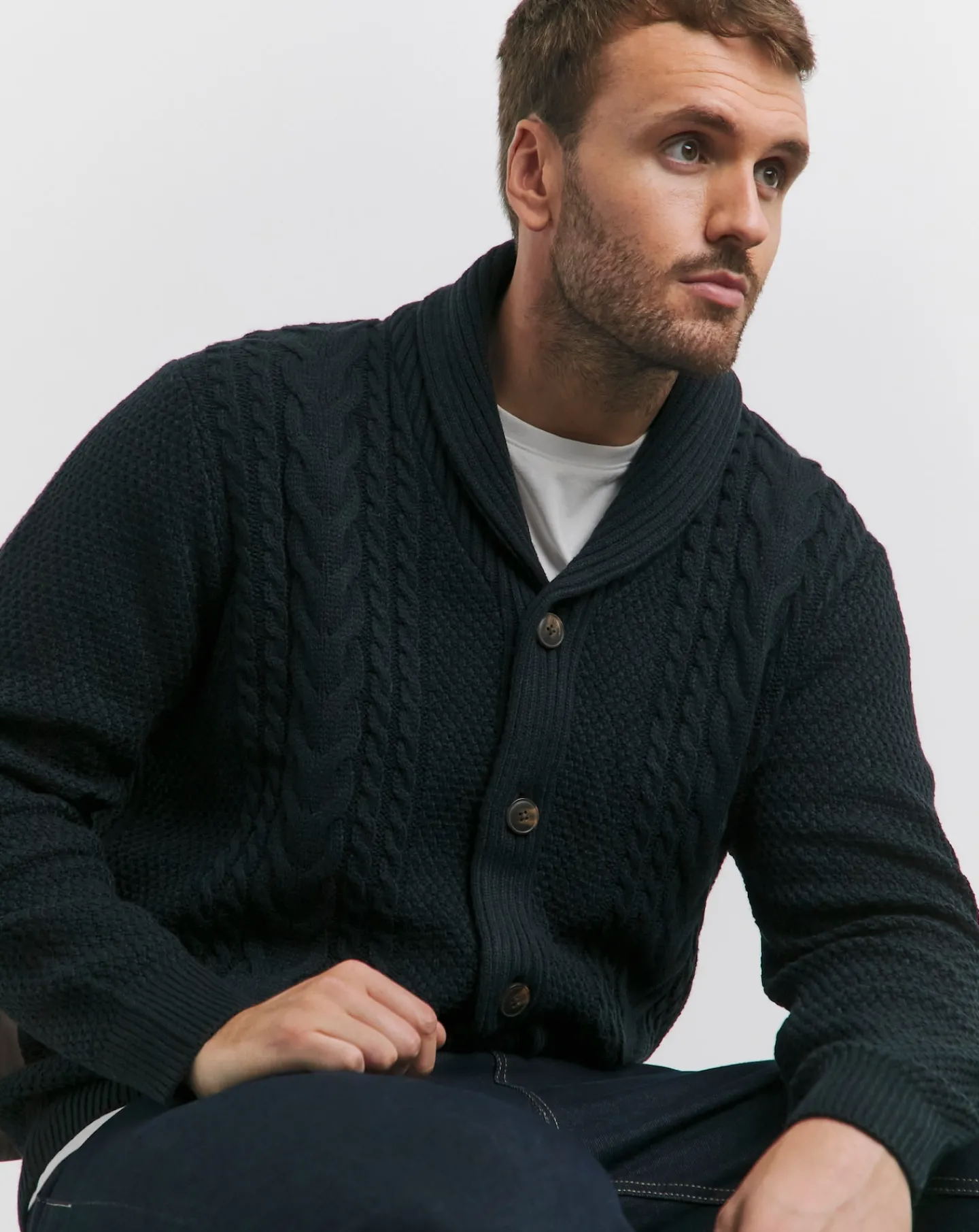 JACK & JONES Jack & Jones Craig Knit Shawl Cardigan