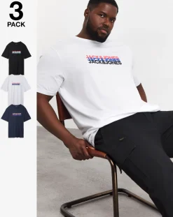 JACK & JONES Jack & Jones Cyber 3 Pack T-Shirt