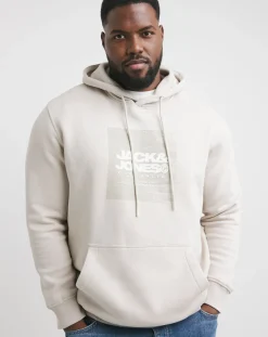 Jacamo Jack & Jones Front Print Sweat Hood