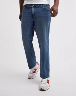 JACK & JONES Jack & Jones Loose Tapered Fit Mike Jeans in Mid Blue