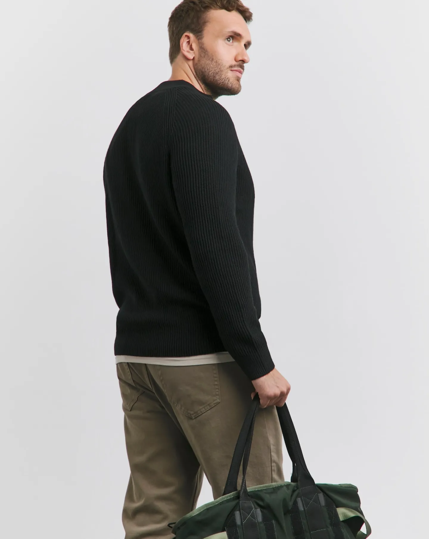 JACK & JONES Jack & Jones Pannel Knit Half Zip Jumper