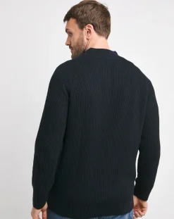 JACK & JONES Jack & Jones Pannel Knit Half Zip Jumper