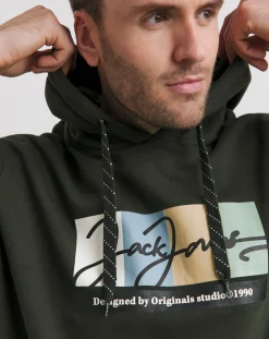 JACK & JONES Jack & Jones Portland Block Branding Hoody