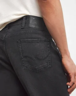 JACK & JONES Jack & Jones Slim Tapered Fit Glenn Jeans in Washed Black