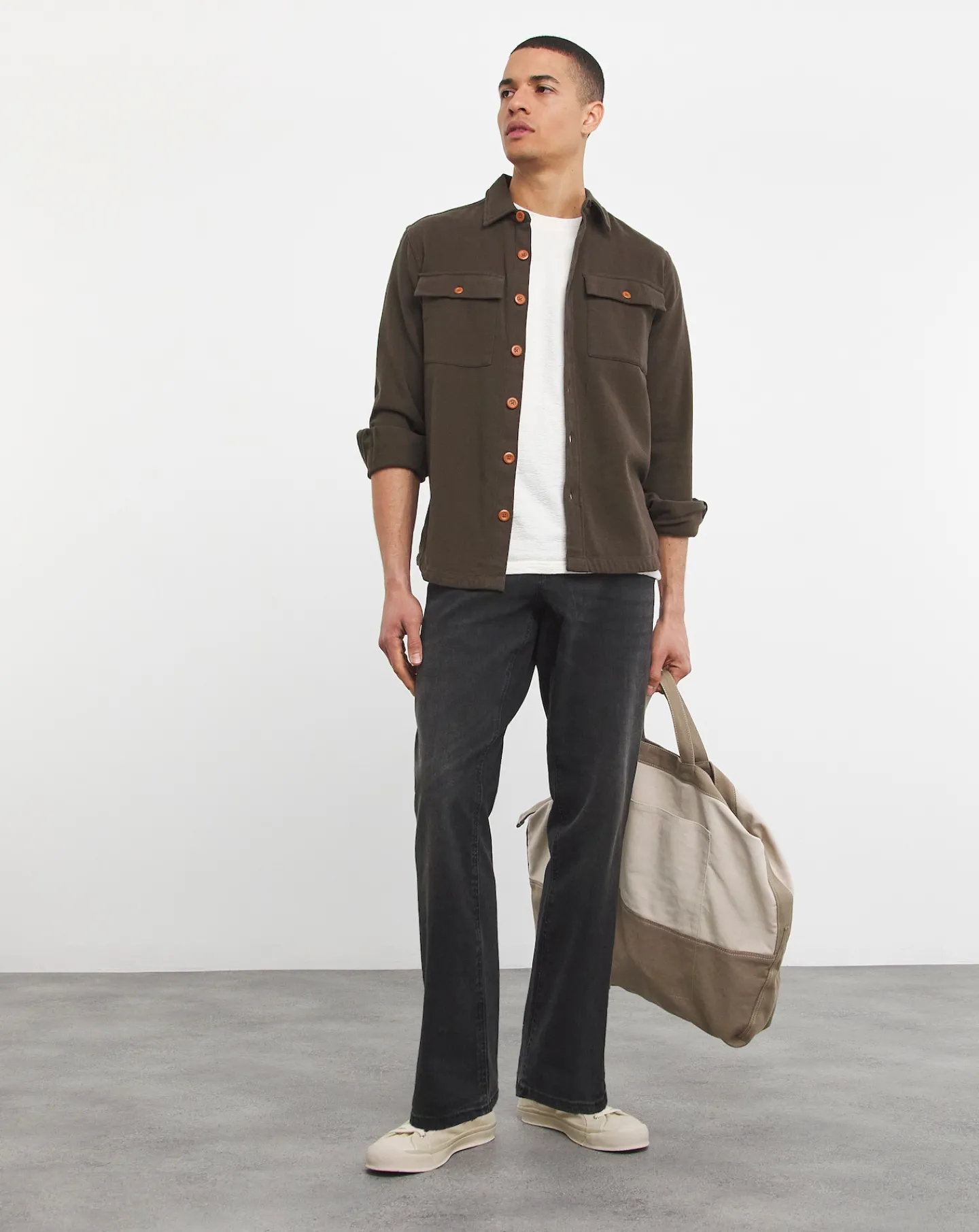 JACK & JONES Jack & Jones Slim Tapered Fit Glenn Jeans in Washed Black