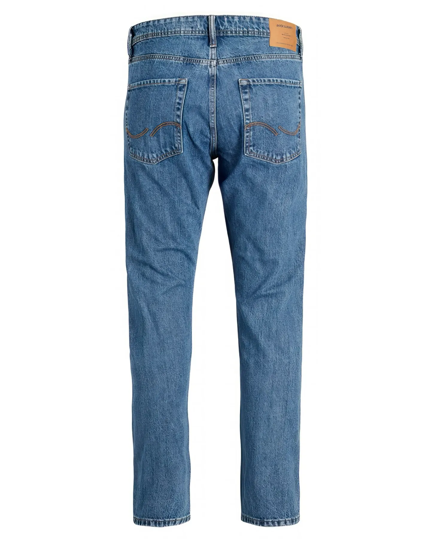 JACK & JONES Jack & Jones Slim Tapered Fit Glenn Jeans in Mid Wash