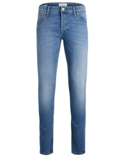 JACK & JONES Jack & Jones Slim Tapered Fit Glenn Jeans In Light Blue