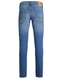 JACK & JONES Jack & Jones Slim Tapered Fit Glenn Jeans In Light Blue
