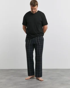 JACK & JONES Jack & Jones T-Shirt And Woven Pants PJ Set