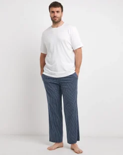 JACK & JONES Jack & Jones T-Shirt And Woven Pants PJ Set