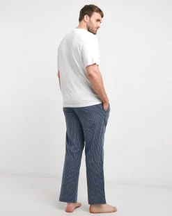 JACK & JONES Jack & Jones T-Shirt And Woven Pants PJ Set