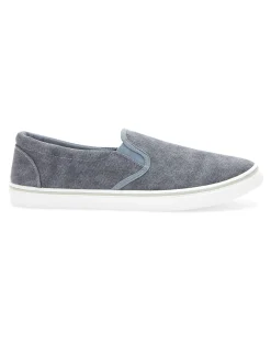 Jacamo Jack Slip On Canvas Pump Wide Fit