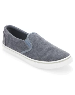Jacamo Jack Slip On Canvas Pump Wide Fit