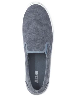 Jacamo Jack Slip On Canvas Pump Wide Fit