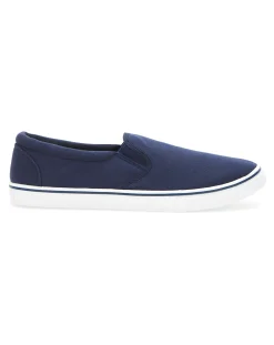 Jacamo Jack Slip On Canvas Pump Wide Fit