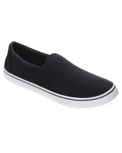 Jacamo Jack Slip On Canvas Pump Wide Fit