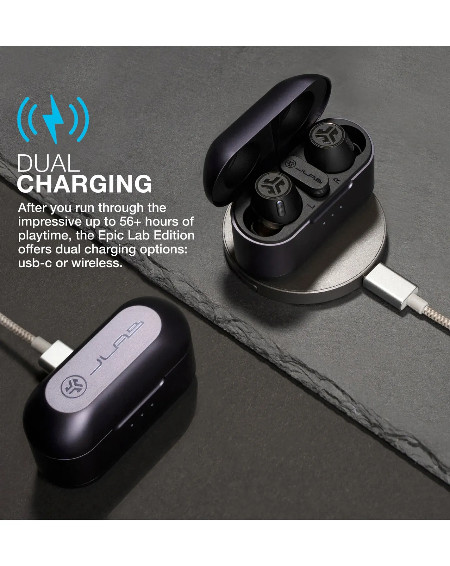Jlab Epic Lab Edition True Wireless Earbuds -