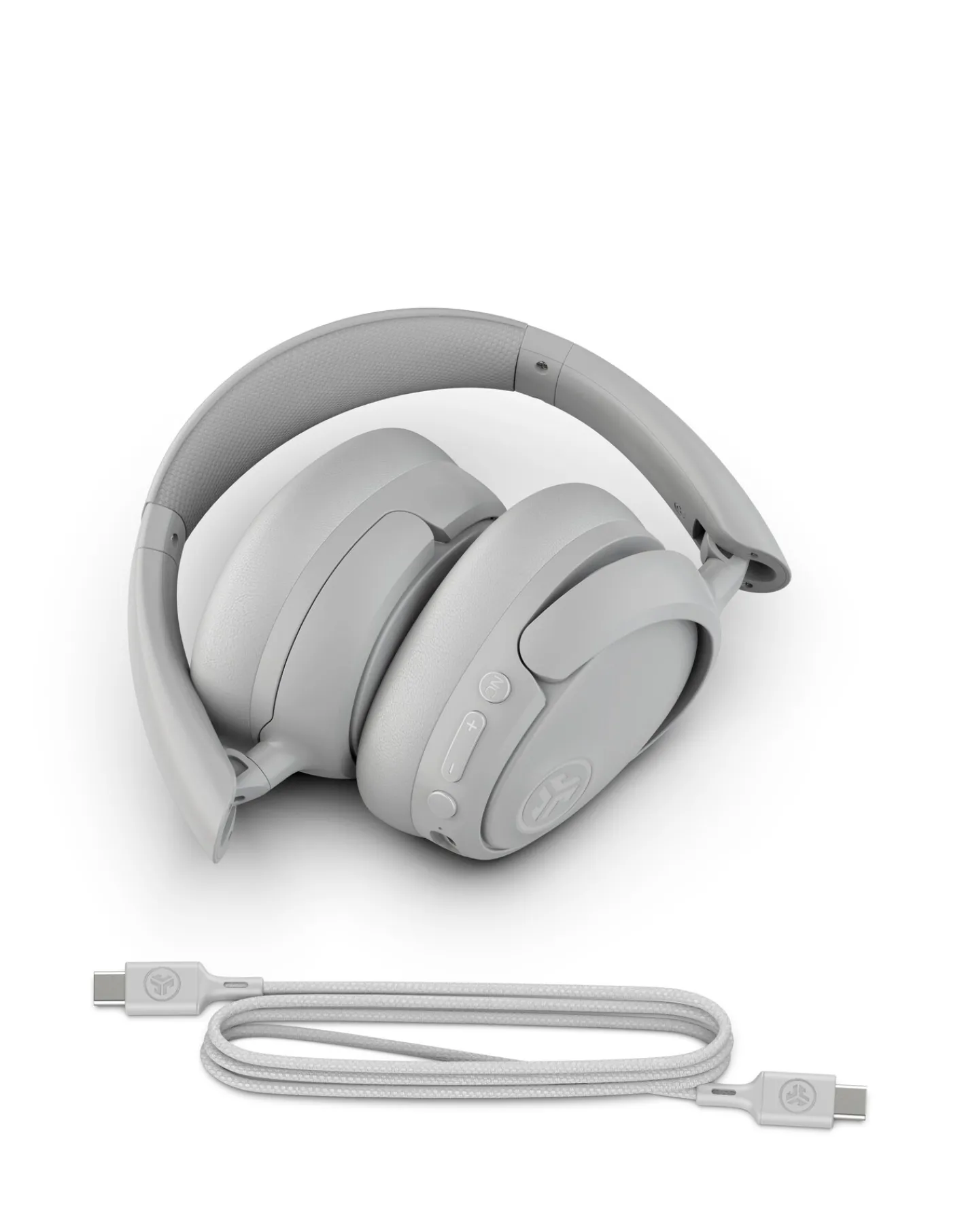 Jlab JBuds Lux Active Noise Cancelling Over-Ear Headphones - Cloud White