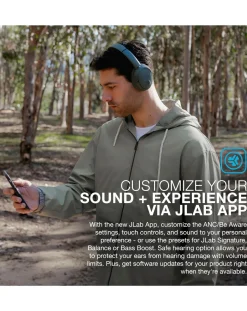 Jlab JBuds Lux Active Noise Cancelling Over-Ear Headphones - Sage