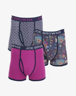 Joe Browns 3 Pack Boxer Shorts