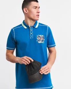 Joe Browns Badged Polo Shirt Long Length