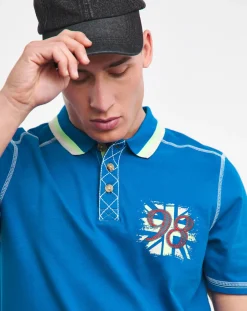 Joe Browns Badged Polo Shirt Long Length