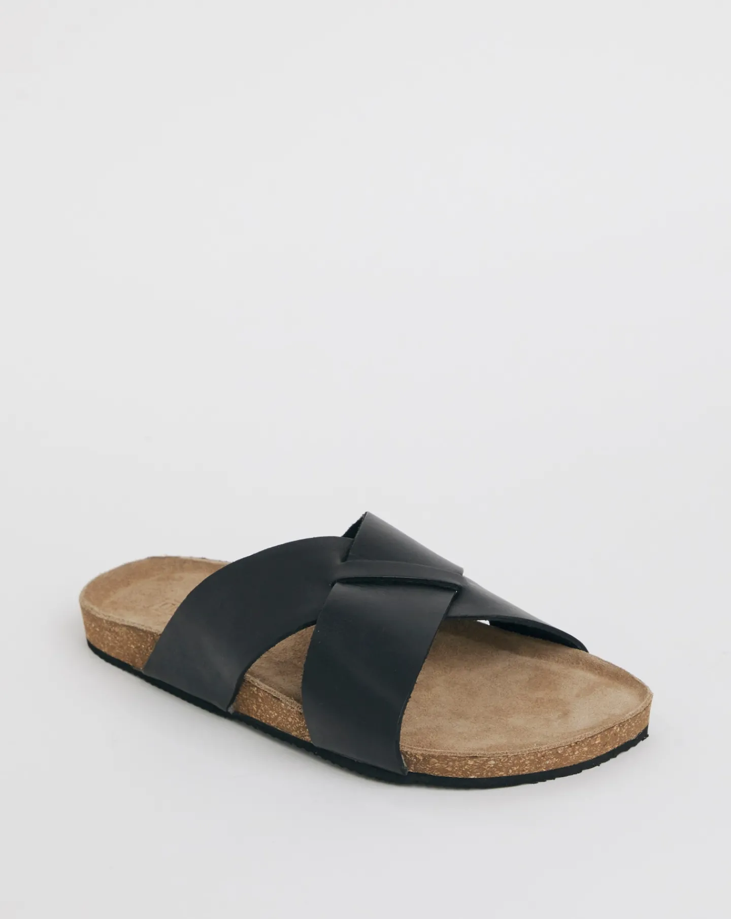 Joe Browns Cross Strap Wide fit Leather Sandals