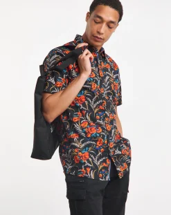 Joe Browns Fiery Fun Floral Shirt Long Length
