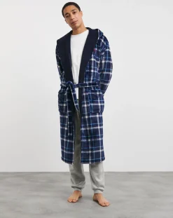 Joe Browns Fleece Check Dressing Gown