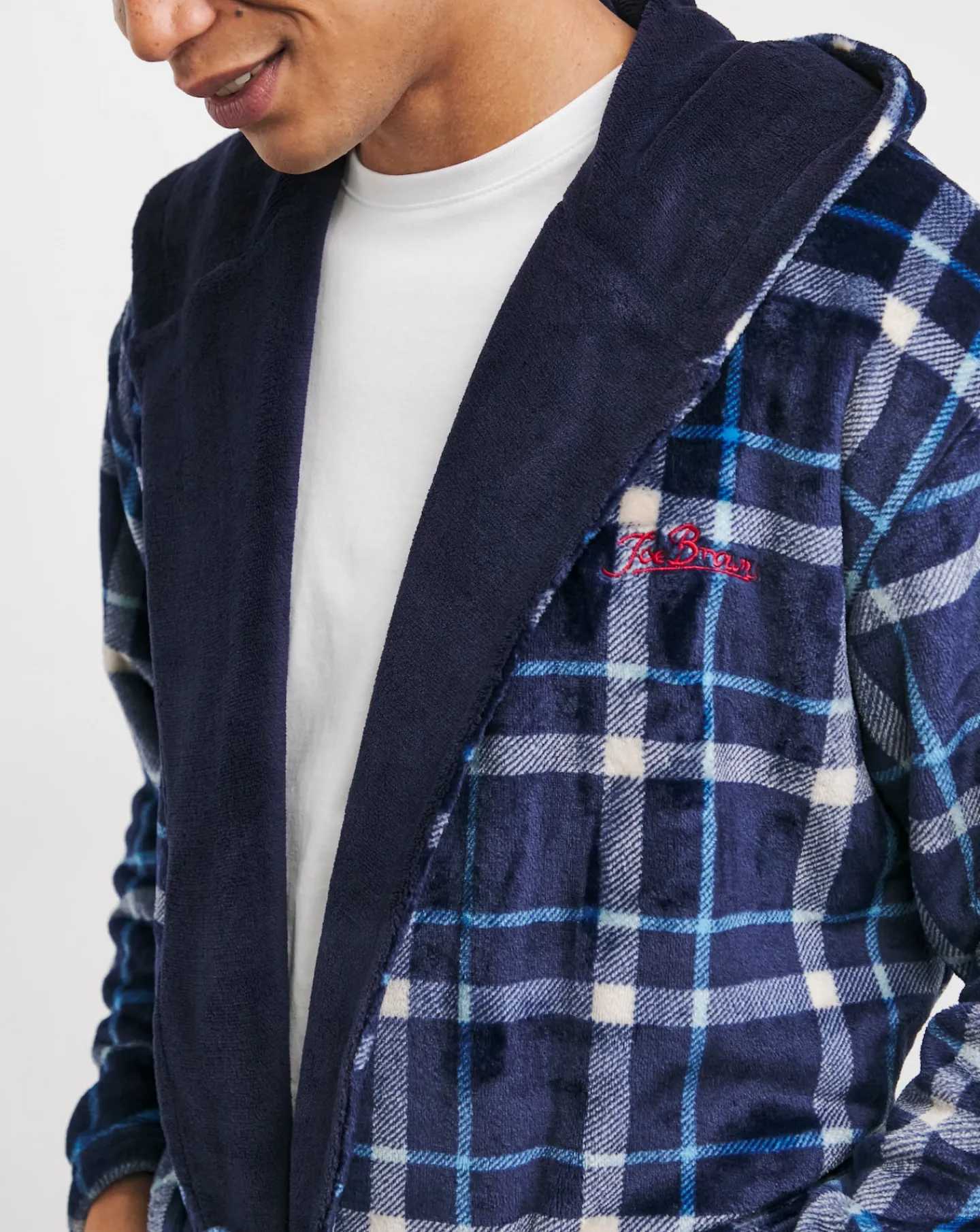Joe Browns Fleece Check Dressing Gown